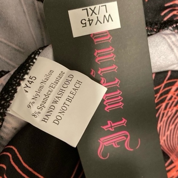 Leggings Yoga Workout Pants Mesh Cutout Women’s New Tag Package Runs Small L/XL - Picture 4 of 12